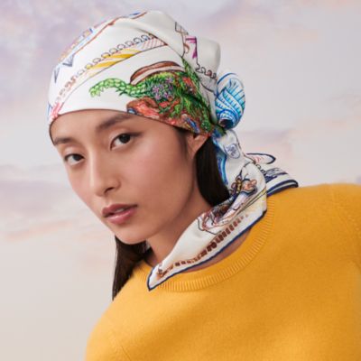 レディス, スカーフ、ショール＆マフラー, スカーフ＆シルク